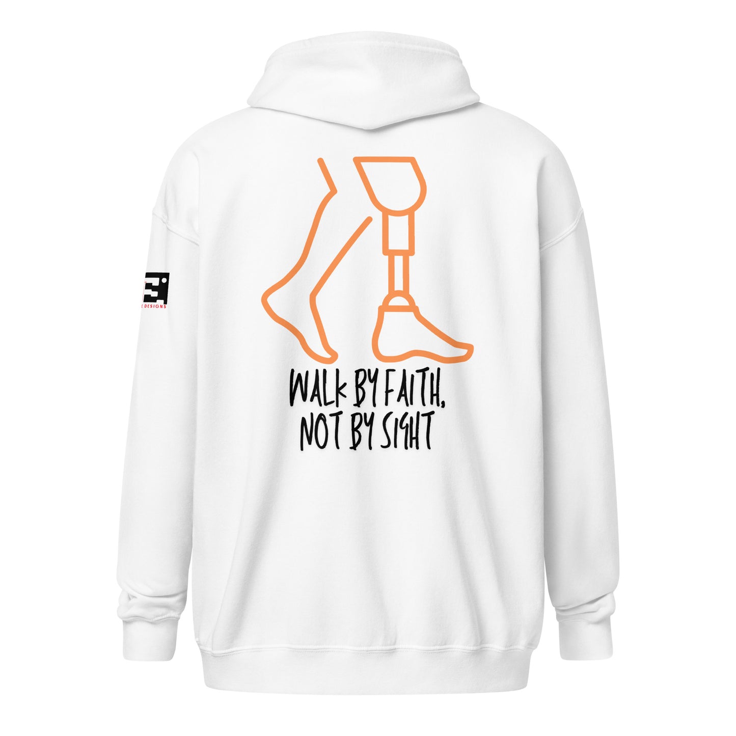 WALK BY FAITH ZIP HOODIE