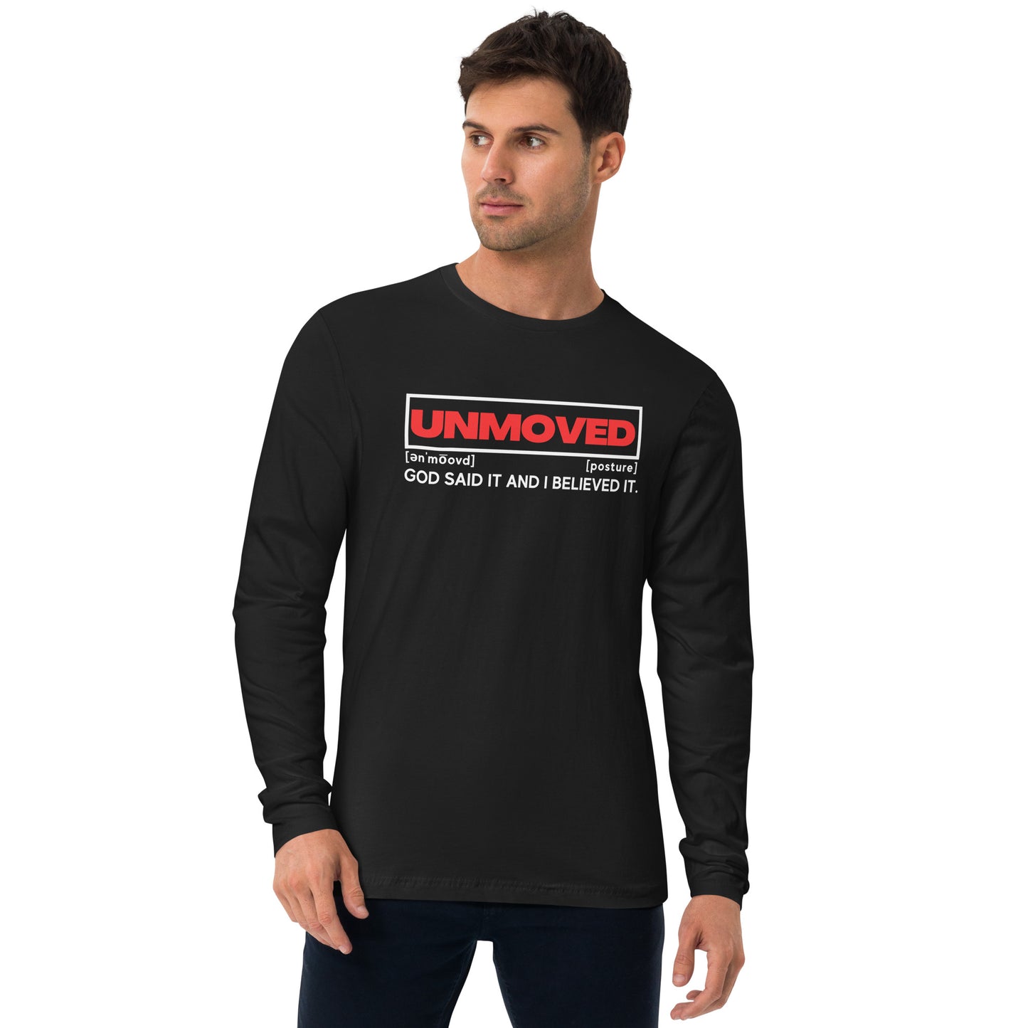 THE PROMISE LONG SLEEVE FITTED CREW